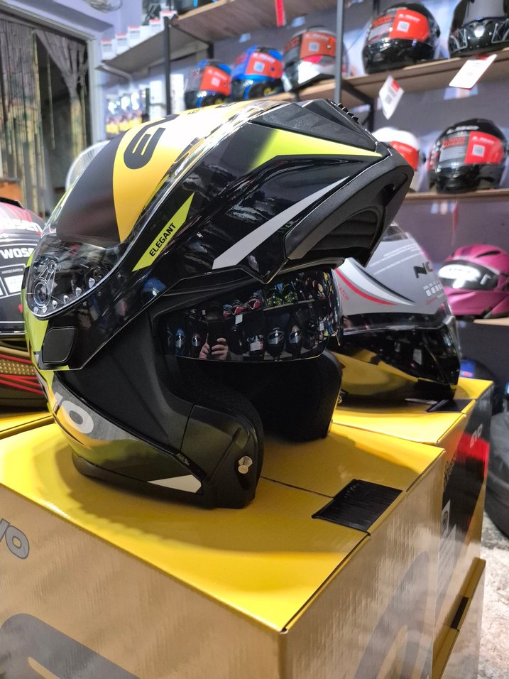 sıfır çene açılır motosiklet kaskı - Görsel 3