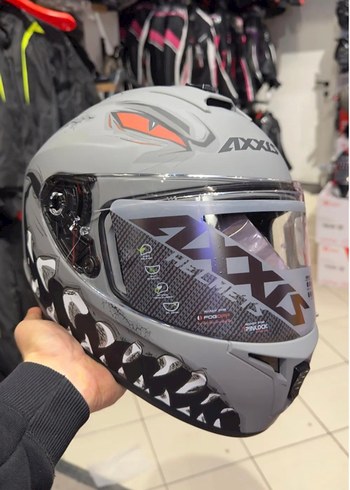 sıfır axxis motosiklet kaskı - Görsel 2