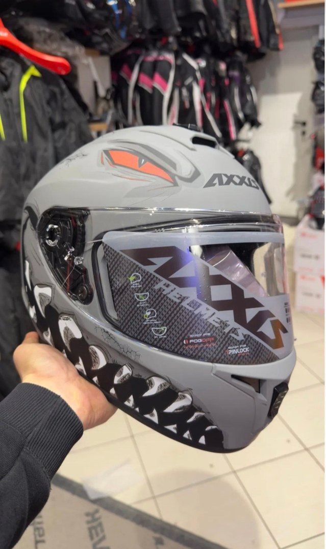 sıfır axxis motosiklet kaskı - Görsel 2