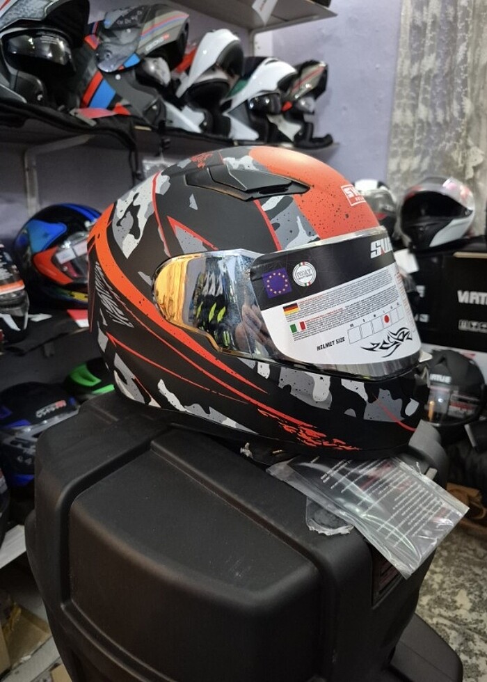 Sıfır sway marka motosiklet kaskı  - Görsel 4