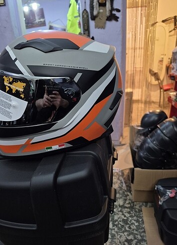 Sıfır sway dakar motosiklet kaskı - Görsel 4