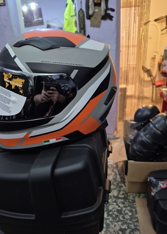 Sıfır sway dakar motosiklet kaskı - Görsel 4