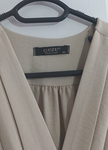 Zara Krem elbise