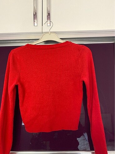 LC Waikiki Kırmızı crop bluz