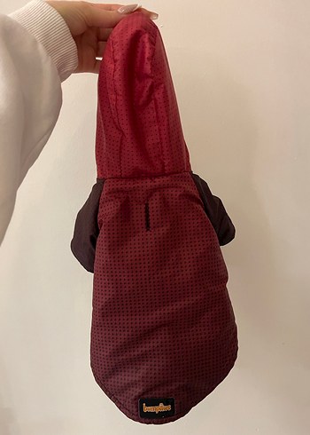 Bordo Fermuarlı Sokak Stili Köpek Kıyafeti - Görsel 3