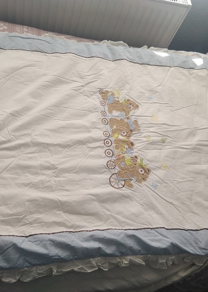 Bebek beşik uyku seti ve kenarlık  - Görsel 3