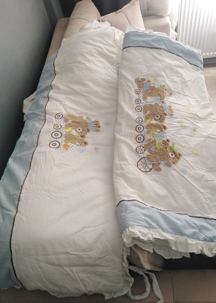 Bebek beşik uyku seti ve kenarlık  - Görsel 5