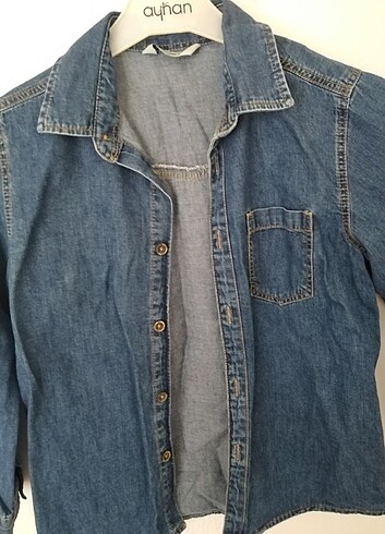 Erkek çocuk kot gömlek - Görsel 3