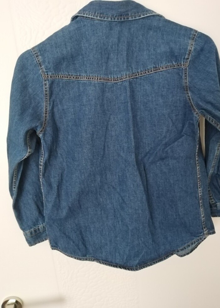 Erkek çocuk kot gömlek  - Görsel 2