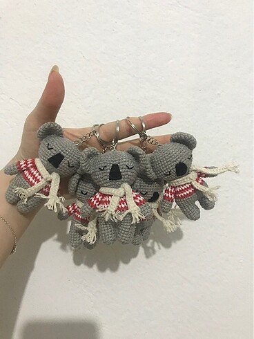 Amigurumi Koala anahtarlık