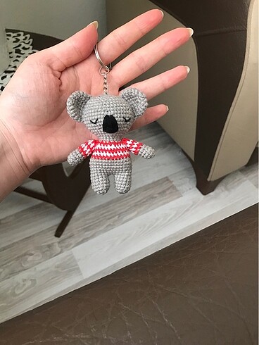 Beden Amigurumi Koala anahtarlık