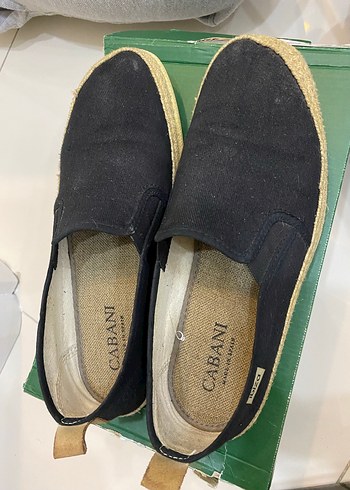 Siyah Erkek Espadril Ayakkabı Velcro - Görsel 2