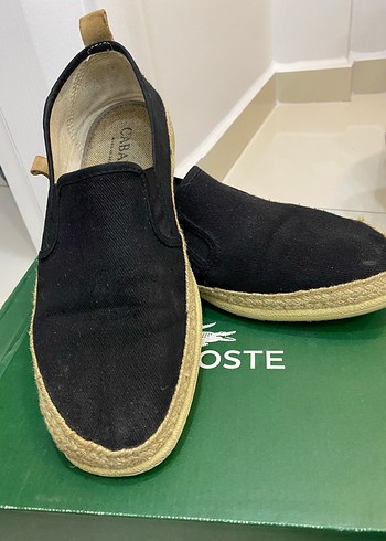Siyah Erkek Espadril Ayakkabı Velcro - Görsel 3