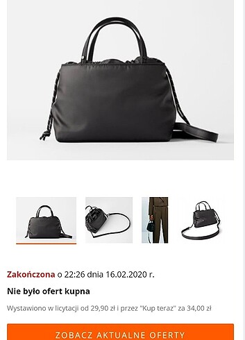 Zara Zara siyah çanta