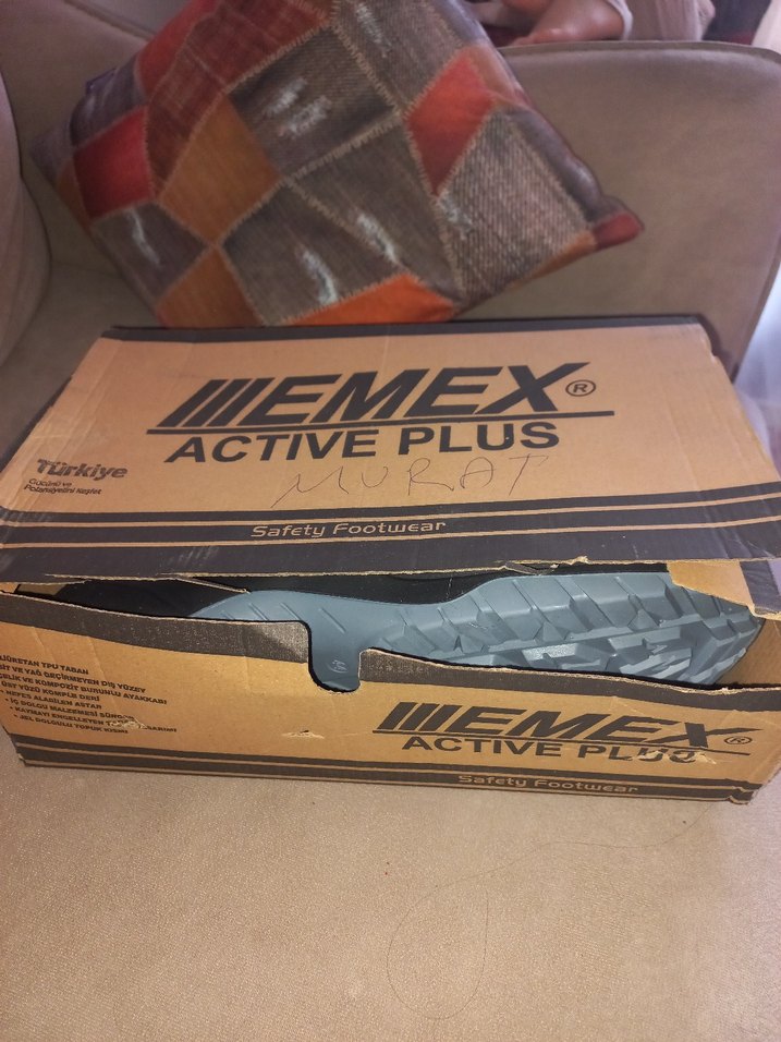 Erkek Siyah Bağcıklı iş ayakkabısı - Görsel 4