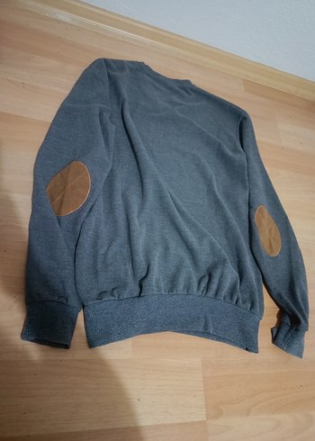 Gri Erkek Uzun Kollu  kazak - Görsel 2