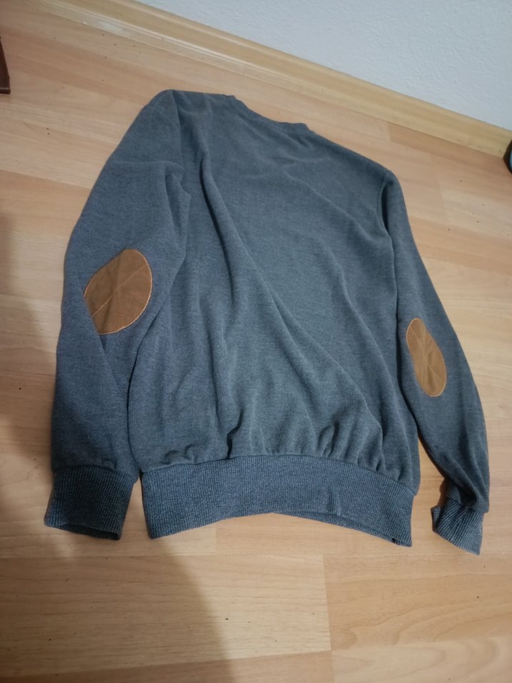 Gri Erkek Uzun Kollu  kazak - Görsel 2