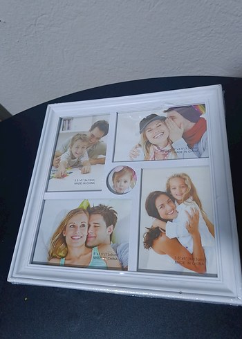 Beyaz Çoklu Fotoğraf Çerçevesi - Görsel 3