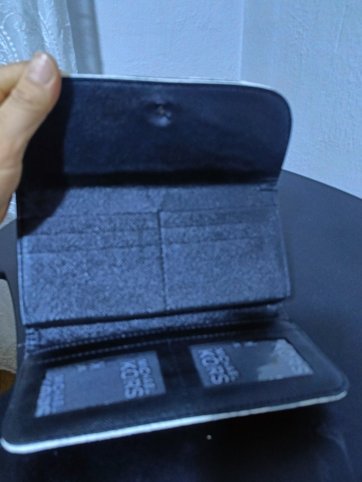 Michael Kors Beyaz Yılan Derisi Desenli Kadın Cüzdan - Görsel 3