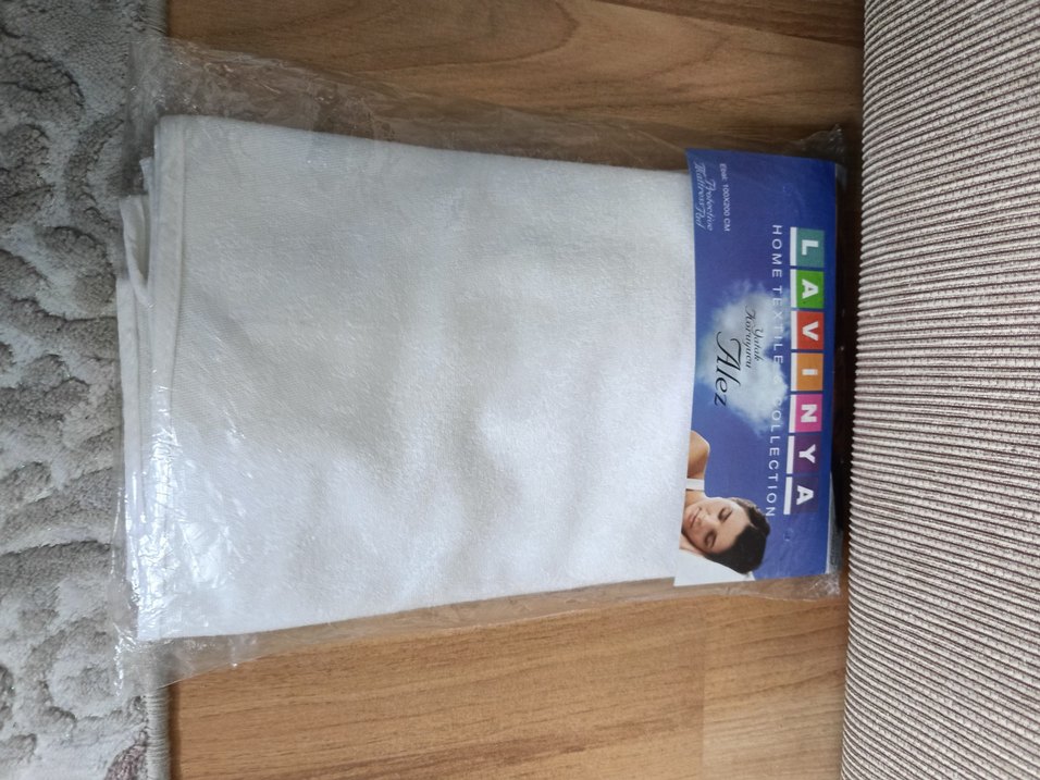 Beyaz Yatak Koruyucu Alez L Bedeni - Görsel 2