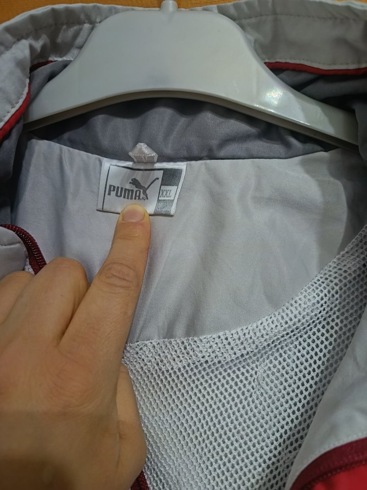 Gri Kırmızı Fermuarlı Erkek ceket - Görsel 3