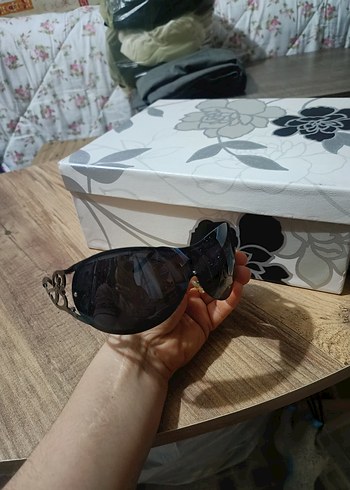 Siyah Şeffaf Biker Tarzı Kadın Gözlüğü - Görsel 4