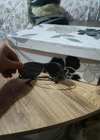 Siyah Şeffaf Biker Tarzı Kadın Gözlüğü - Görsel 6