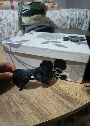 Siyah Şeffaf Biker Tarzı Kadın Gözlüğü - Görsel 5