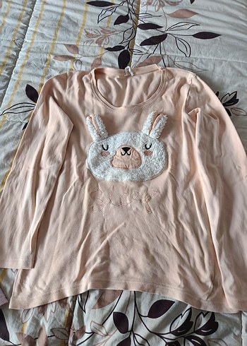 Uzun Kollu  polarlı Pijama Takımı sabahlılk takımı - Görsel 3