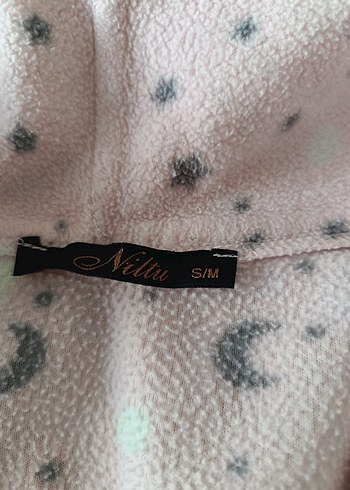 Uzun Kollu  polarlı Pijama Takımı sabahlılk takımı - Görsel 5