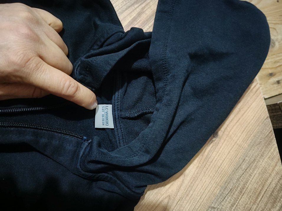 Kız Çocuk Kapüşonlu Fermuarlı ceket - Görsel 2