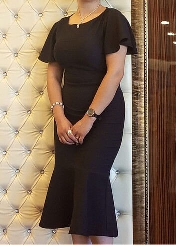 Diğer Siyah diz altı elbise