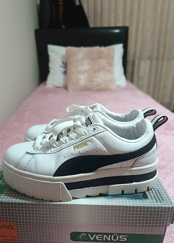 Puma Beyaz Siyah Platform Sneaker