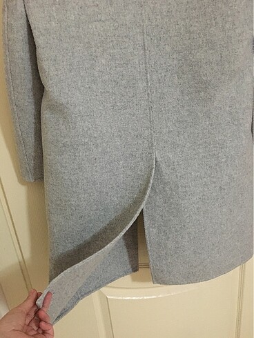 xs Beden H&M xs gri kaban tam kalıp
