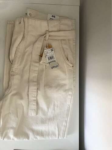 46 Beden ten rengi Renk Mango wide leg jean