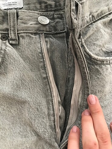 xs Beden gri Renk Zara jean