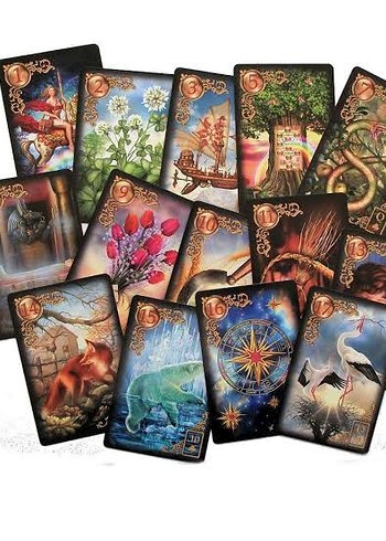 Lenormand Kartları Gilded Reverie 47 Kartlı - Görsel 4