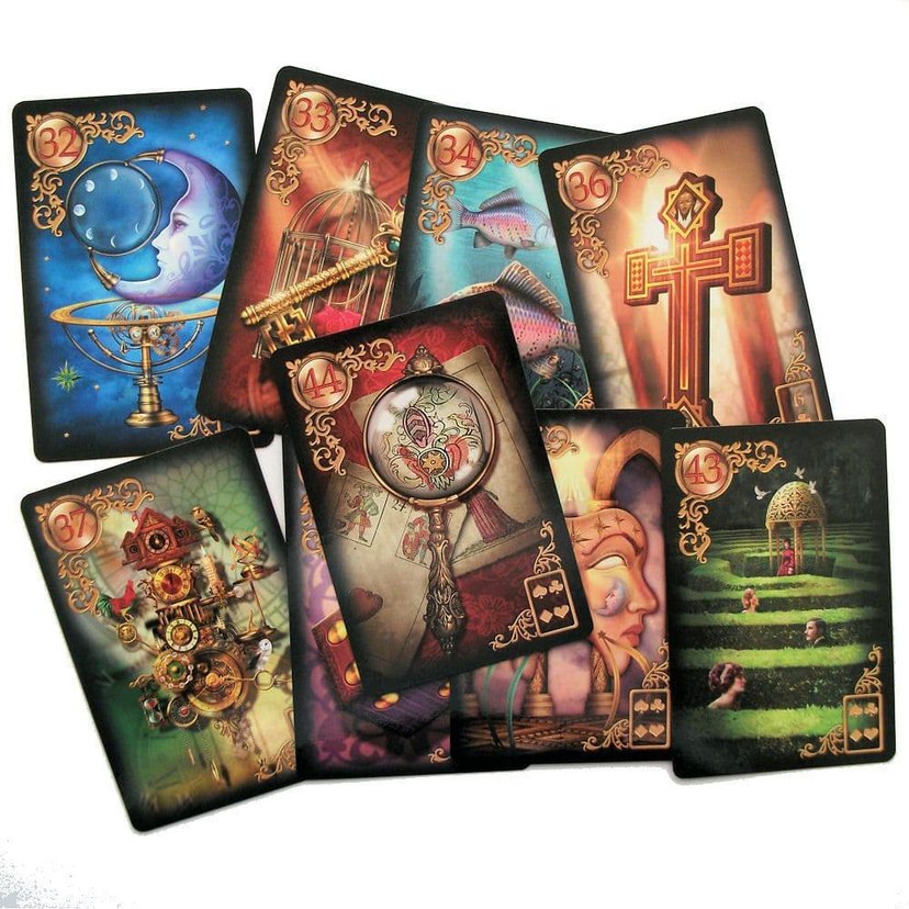 Lenormand Kartları Gilded Reverie 47 Kartlı - Görsel 5