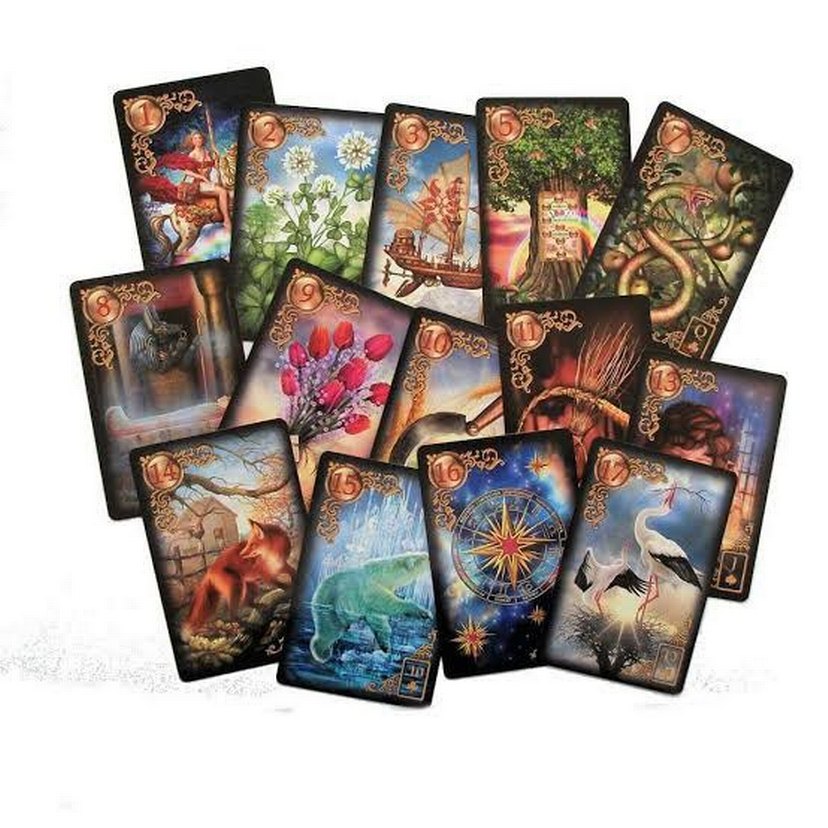 Lenormand Kartları Gilded Reverie 47 Kartlı - Görsel 4