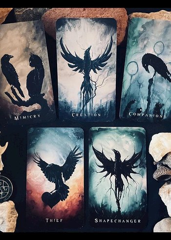 Wisdom of the Raven Oracle 52 Kart - Görsel 2