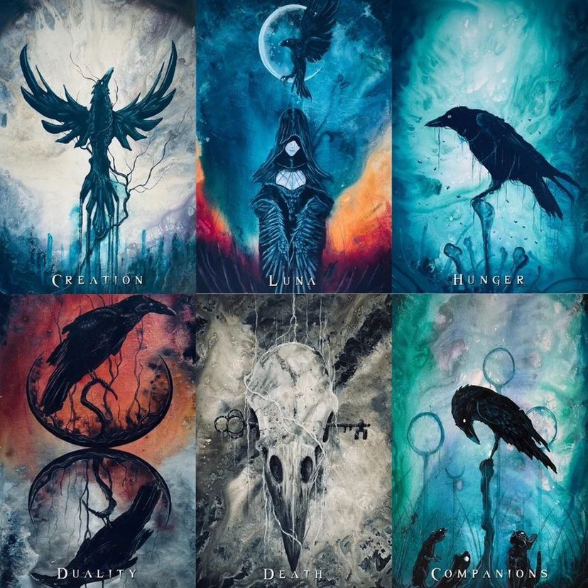 Wisdom of the Raven Oracle 52 Kart - Görsel 3