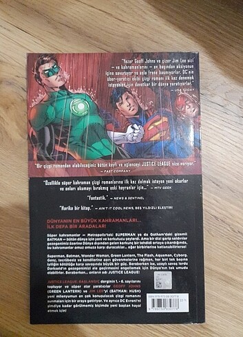 Beden Renk DC JUSTICE LEAGUE CİLT 1 BAŞLANGIÇ