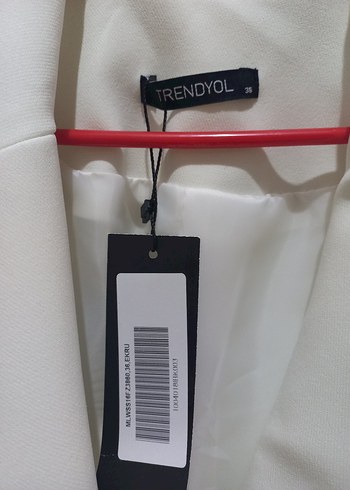 Koton Beyaz Düğmeli Kadın Blazer Ceket