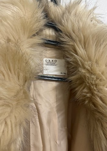 Bej Kadın Suni Kürk Ceket - Görsel 3