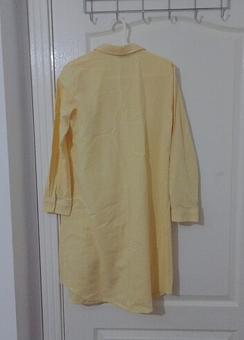 38 Beden sarı Renk Tatlı sarı mevsimlik gömlek - tunik