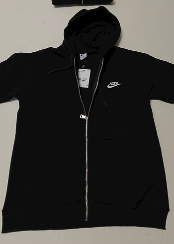 Nike Nike Siyah Fermuarlı Erkek / Kadın Sweatshirt