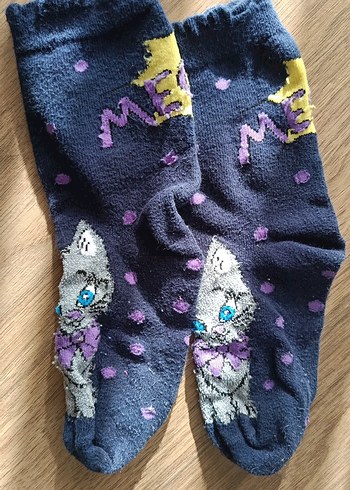 Renkli Desenli Unisex Çocuk Çorapları - Görsel 4