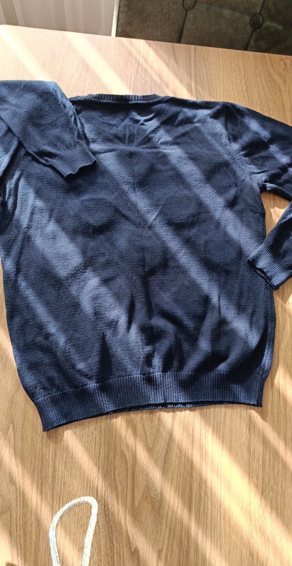 Limon Kırmızı Kalp Desenli Çocuk Triko Kazak - Görsel 5