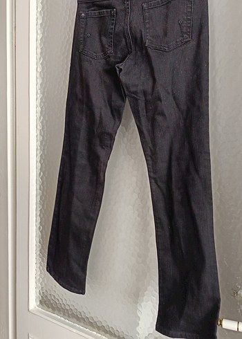 Siyah Kadın Kot Pantolon - Görsel 5