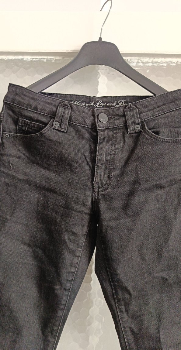 Siyah Kadın Kot Pantolon - Görsel 2